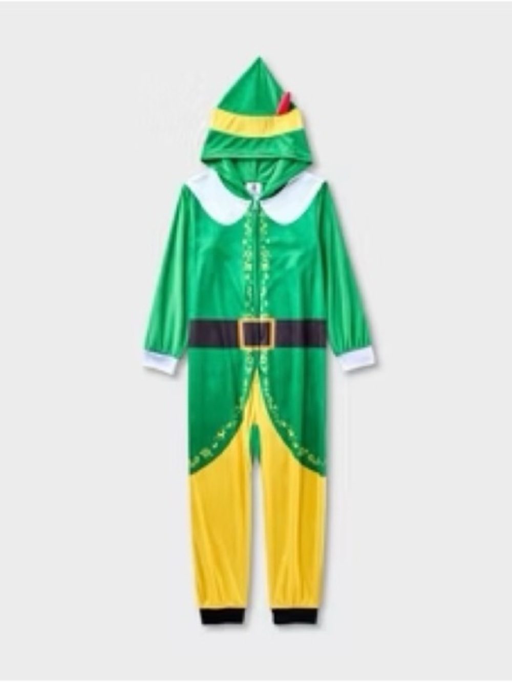 Buddy the Elf Christmas Long Sleeve Union Suit Jumpsuit Boys Kids Size XS 4 5